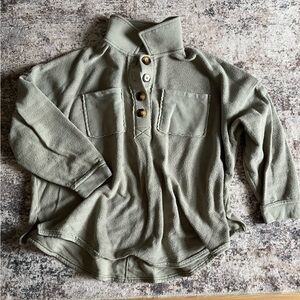 American Eagle Outfitters Olive Green Sweater